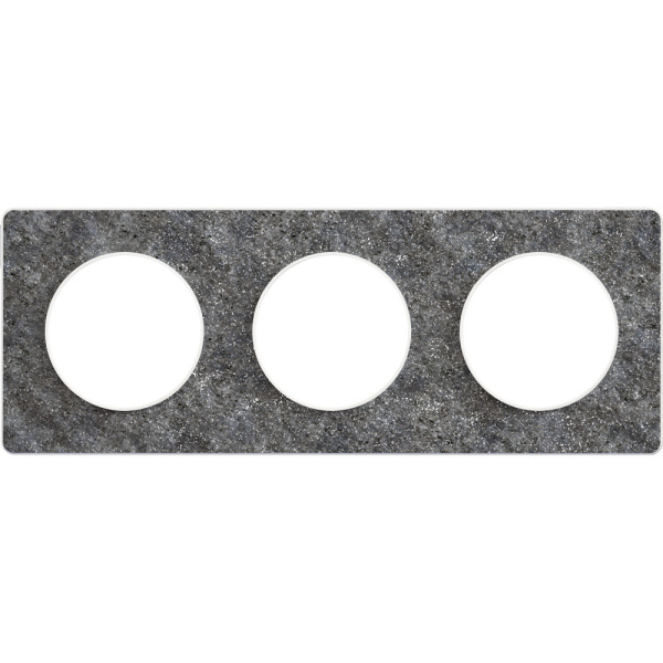 SE Odace Черный фосфор/Бел Рамка 3-ая S52P806T