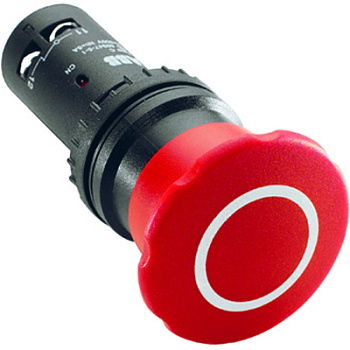 ABB CE4P-10R-11 Кнопка 1НО+1НЗ с фиксацией 1SFA619551R1071