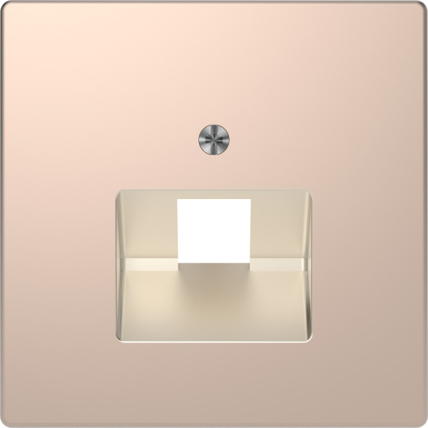SE Merten D-Life Шампань Накладка центральная для розетки 1-ной RJ45 MTN4521-6051