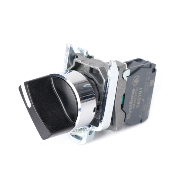 Systeme Electric Переключатель SB4 в сборе модульный 22мм 2 позиции с фиксацией 1НО