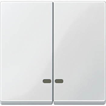 SE Merten SM Бел глянец Клавиша 2-ая с подсветкой MTN3420-0319