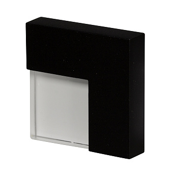 Zamel Светильник TICO Черный/Тепл.бел. на стену, без рамки 14V DC 04-111-62