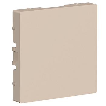 Systeme Electric AtlasDesign Песочный Заглушка без суппорта для многопостовых рамок