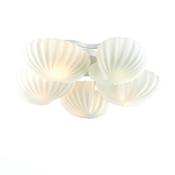 ST LUCE SL534.502.05 Люстра потолочная  Белый/Белый E27 5*60W