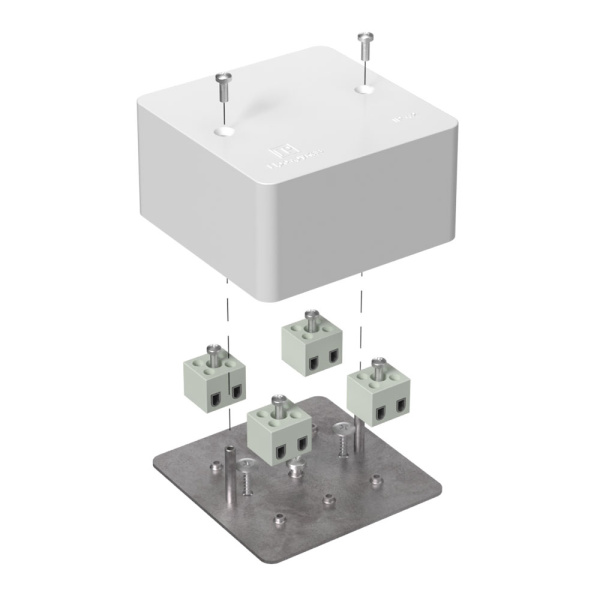 Промрукав Коробка огнестойкая для кабель-канала 40-0460-FR2.5-8 Е15-Е120 85х85х45