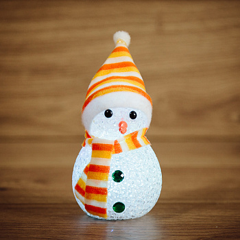 NEON-NIGHT Фигура светодиодная "Снеговик" 17см, RGB 513-018