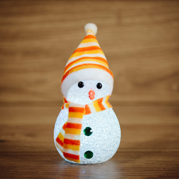 NEON-NIGHT Фигура светодиодная "Снеговик" 17см, RGB 513-018