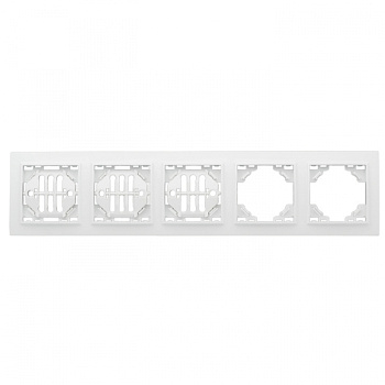 EKF Basic Минск Белый Рамка 5-ая горизонтальная