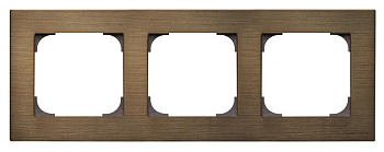 ABB SKY Античная латунь Рамка 3-ая 2CLA857300A1201