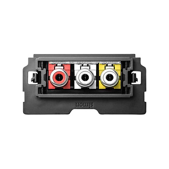 Simon 100 Розетка 3RCA 10000565-039