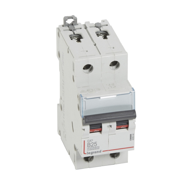 Legrand DX3 Автоматический выключатель 2P 25A (B) 10kA/16kA 408944