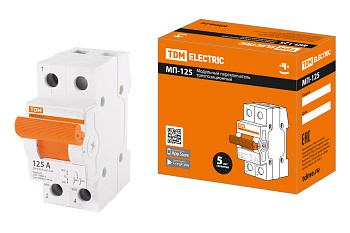 TDM Модульный переключатель трехпозиционный МП-125 1P 125А SQ0224-0042