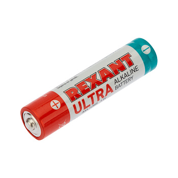 Ультра алкалиновая батарейка AAA/LR03 1,5 V 1300 mAh Rexant 30-1010 Ультра алкалиновая батарейка AAA/LR03 1,5 V 1300 mAh Rexant 30-1010