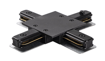 Jazzway PTR/R CX-BL Коннектор чёрный X -обр. (встраиваемый) .5031937