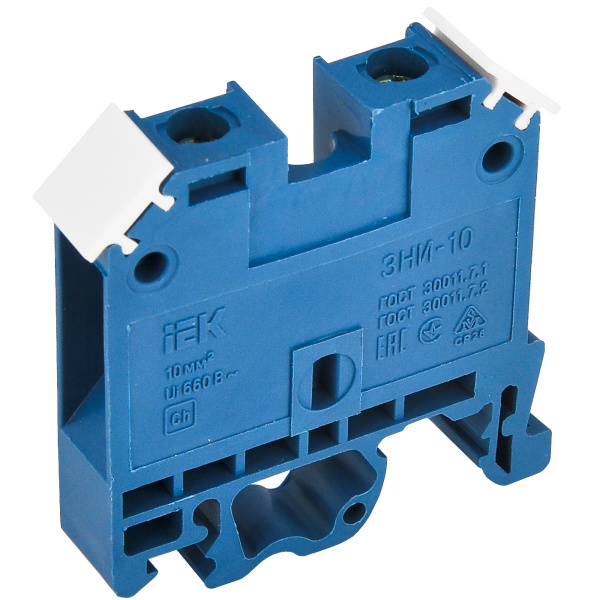 Купить IEK Зажим наборный ЗНИ-10мм2 (JXB70А) синий