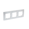 Купить Legrand Etika Алюминий Рамка 3-ая 672553