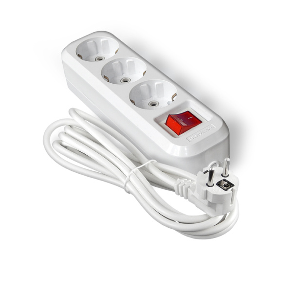 UNIVersal Удлинитель 10 м ПВС 3*1 3гн. с/з выкл S-303 5564573