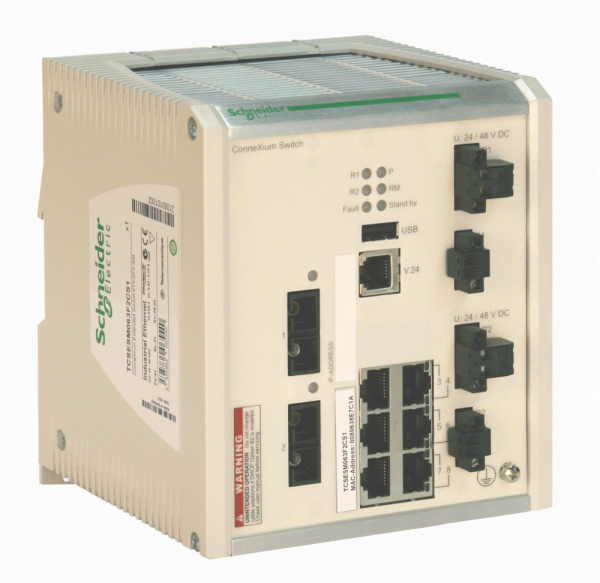 Купить SE Ком. Connexium 6TX/2FXмм (6 RJ45,1 мед.каб.,2опт.мультм. каб.,10/100Mbit,покр.) (TCSESM063F2CU1C)
