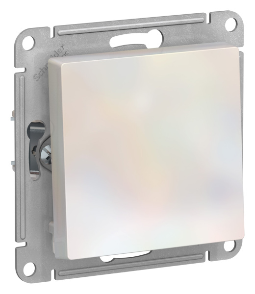 Купить Systeme Electric AtlasDesign Жемчуг Выключатель 1-клавишный сх.1, 10АХ, механизм