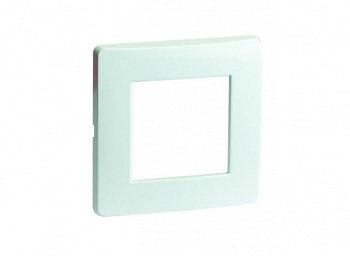 DKC Рамка на 2 модуля (одноместная), белая, RAL9016