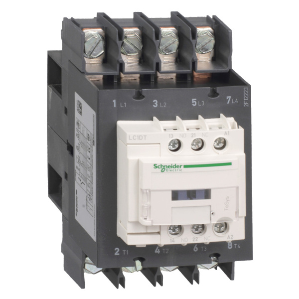 Купить SE Contactors D Контактор 4Р 415В 80A 110В DC LC1DT80A6FD