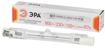 ЭРА J78-100W-R7s-230V (галоген, J78, 100Вт, нейтр, R7s) (10/500/36000) Б0048491
