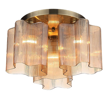 ST LUCE SL117.302.03 Люстра потолочная Бронзовый/Янтарный E27 3*60W