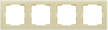 IEK РГ-4-БК Рамка 4 мест. гориз. BOLERO кремовый EMB40-K33
