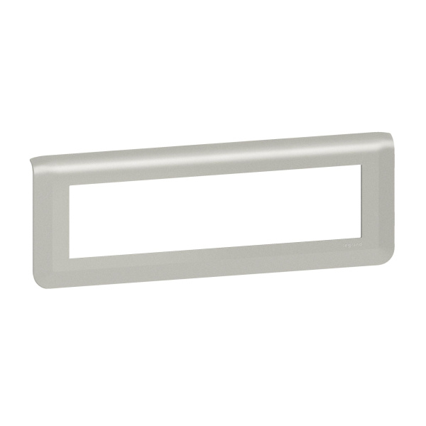 Купить Legrand Mosaiс Рамка - Программа Mosaic - 8 модулей - алюминий 079318L