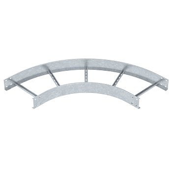 OBO BETTERMANN  Угловая секция 90° лестничного лотка 110х400 мм R=500 мм 6217776