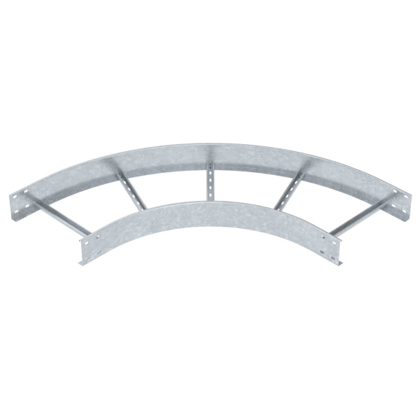 OBO BETTERMANN  Угловая секция 90° лестничного лотка 110х400 мм R=500 мм 6217776