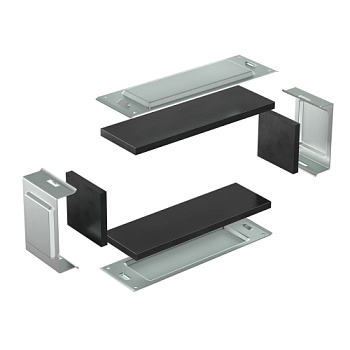 DKC Комплект для обеспечения степени защиты IP44 в местах соединения секций лотков 500х100,цинк-ламель