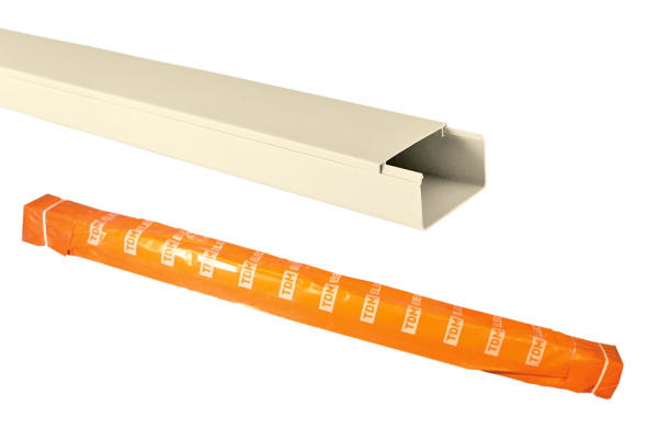 TDM Кабель-канал 20х10 слоновая кость (100м) SQ0402-0504