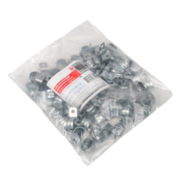 Купить EKF PROxima Скоба металлическая однолапковая d16-17мм. (100шт.)