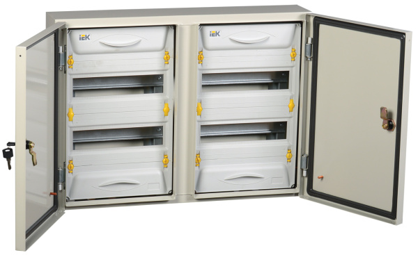 IEK Корпус металлический ЩРн-2x24з-1 74 У2 IP54 PRO MKM16-N-2X24-54-ZU