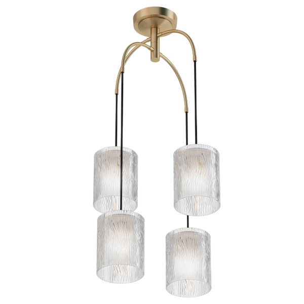 Купить Maytoni Modern Starfall Латунь Подвесной светильник MOD042PL-04BS