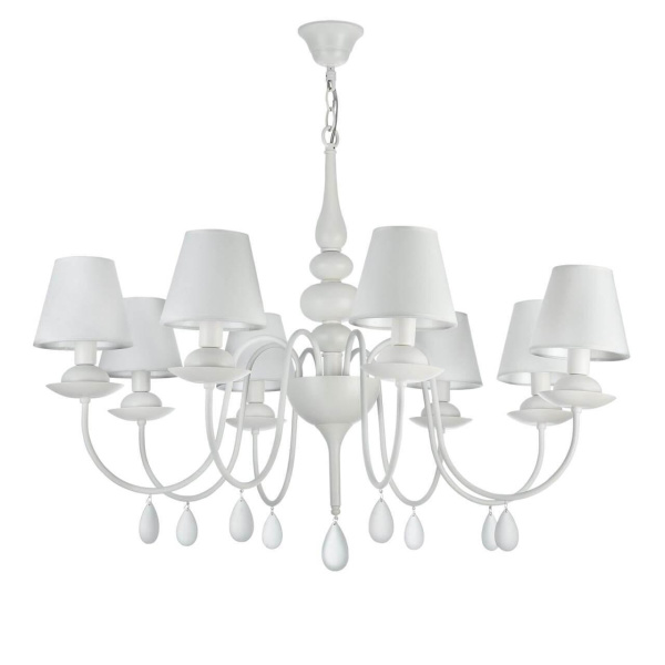 Freya Modern Eliza Белый Люстра E14 40W FR5756-PL-08-W