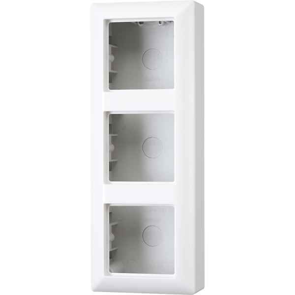 JUNG AS 500 Белая Коробка 3-ая для накладного монтажа AS583AWW