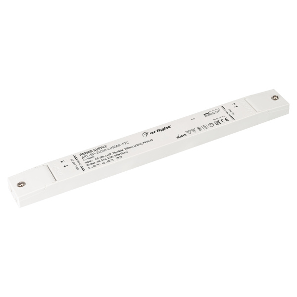 Arlight Блок питания ARV-SP-24060-LINEAR-PFC (24V, 2.5A, 60W) (IP20 Пластик, 5 лет) 032624