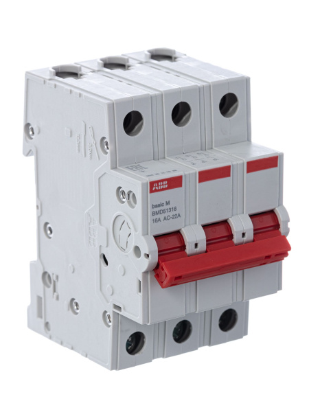 Купить ABB Basic M Выключатель нагрузки 3P, 16A, BMD51316 2CDD643051R0016