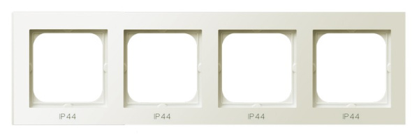 Ospel Sonata Бежевый Рамка 4-ая для выключатель IP-44 RH-4R/27