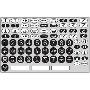 SE Набор липких маркировок цветные (ZARC08)