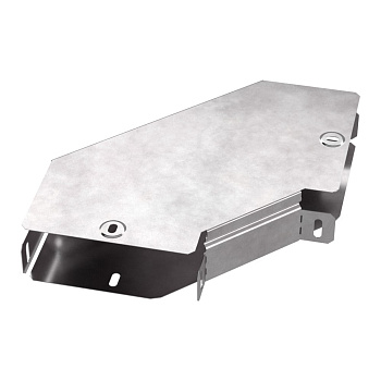 Промрукав Угол горизонтальный 90 градусов с крышкой Стандарт 150х50 PR16.0414