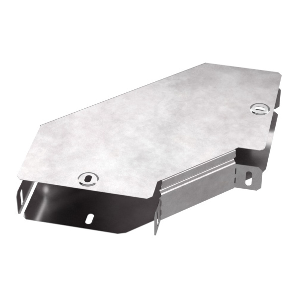 Промрукав Угол горизонтальный 90 градусов с крышкой Стандарт 150х50 PR16.0414