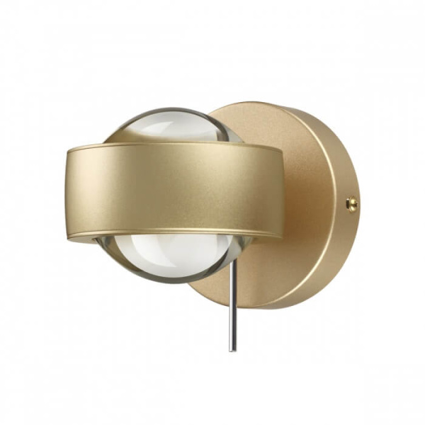 Odeon Light 4347/14WL (аналог 3874/20WL) HIGHTECH ODL19 119 матовый золотой Настенный светильник LED 14W 800Лм 3000К 220V OTTICO