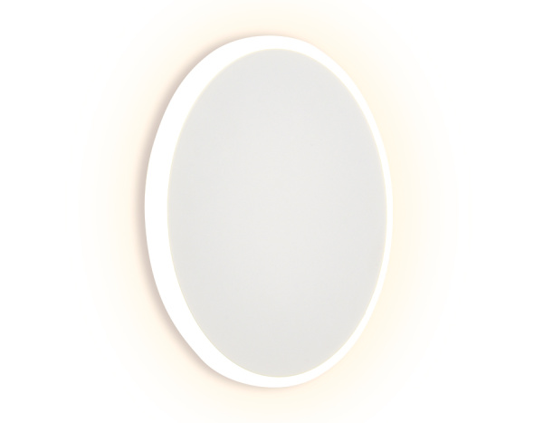 Ambrella Настенный светодиодный светильник FW104 WH/S белый/песок LED 3000K 12W D180*40