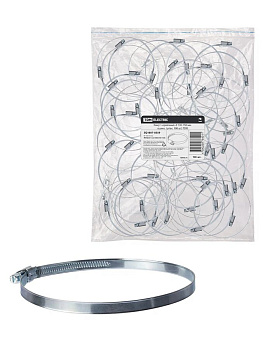 TDM Хомут червячный, d 130-150 мм, оцинк  (упак. 100 шт) SQ1807-0359