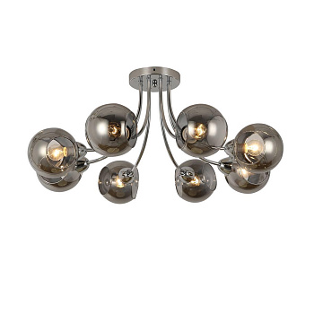 Evoluce SLE102102-08 Светильник потолочный Хром/Дымчатый E14 8*40W