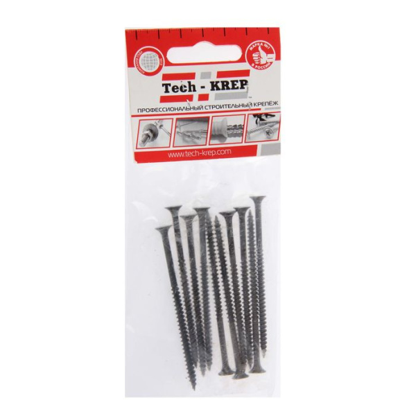 Купить Tech-Krep Саморез ШСГМ 4,2х75 (10 шт) - пакет 102384
