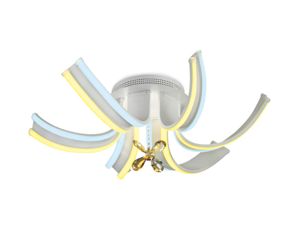 Ambrella Потолочный светодиодный светильник с пультом FL146/6 WH белый 84W 3000K/6400K 620*620*170 (ПДУ РАДИО 2.4) Ambrella Потолочный светодиодный светильник с пультом FL146/6 WH белый 84W 3000K/6400K 620*620*170 (ПДУ РАДИО 2.4)